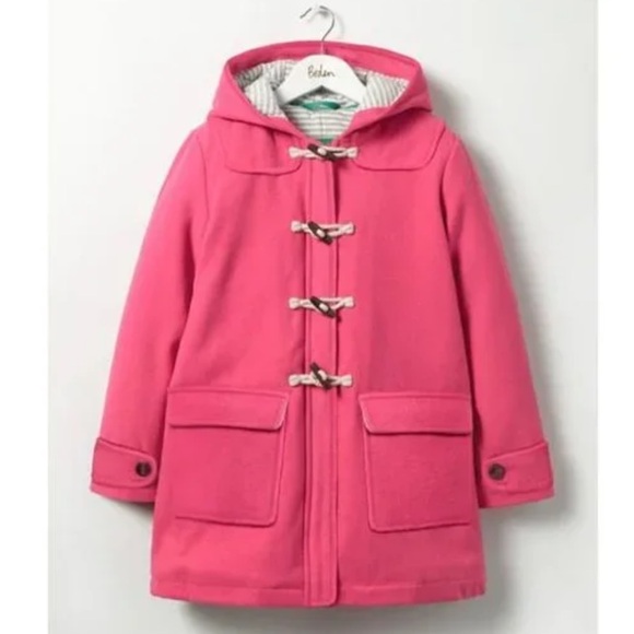 Mini Boden Pink Duffle Coat (Like New)